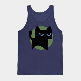 black cat Tank Top